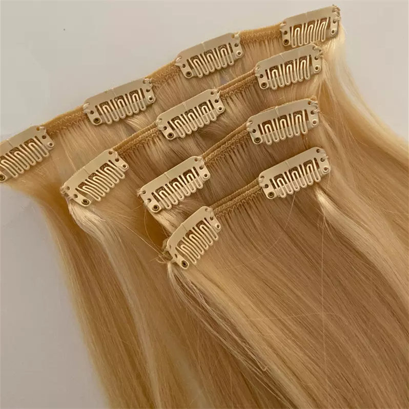 Wholesale Factory Price Clip-in Hair Extension Remy Virgin Top Quality Clip In Human Hair Extensions